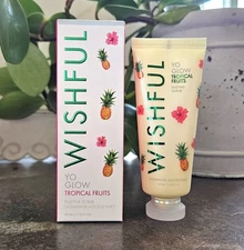 Wishful Huda Beauty Yo Glow Tropical Fruits Enzyme Scrub 1.35 oz DISCONTINUED 