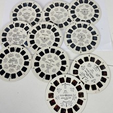 Lot of 10 View-Master Reels Mickey Mouse club Goofy Donald duck Disneyland CA