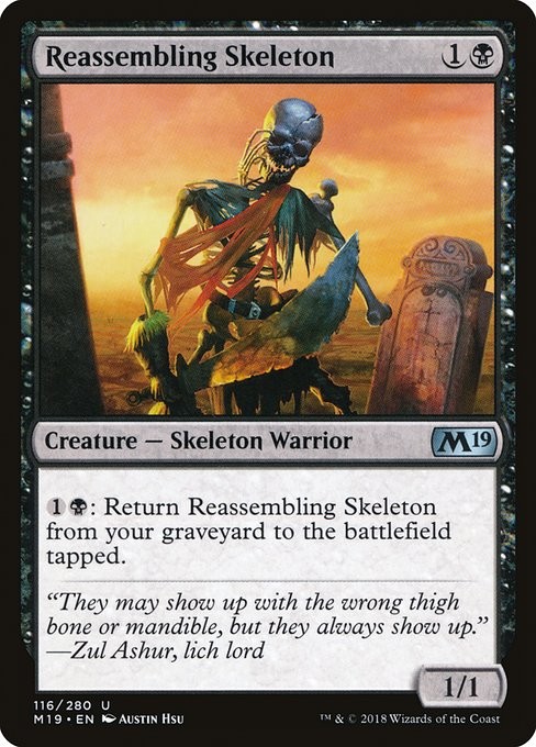 Reassembling Skeleton Foil Core Set 2019 116 NM MTG