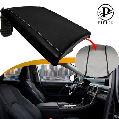 Fits 2016-2020 Lexus RX350 Center Console Armrest Leather Cover White Stitch