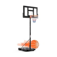 DUMOS 10FT Adjustable Height Portable Basketball Hoop Outdoor for A... Fast Ship