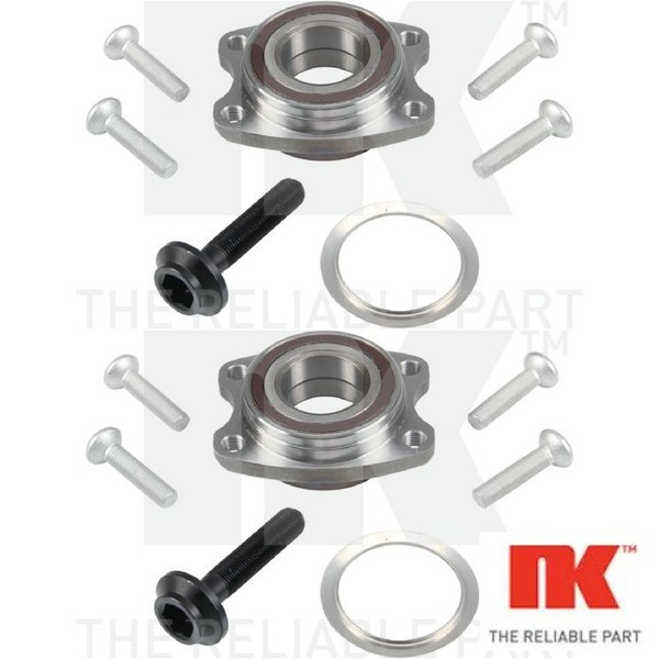 2X Radlagersatz NK 754739 2 Radlager Satz Links Rechts Vorderachse Vorne-image