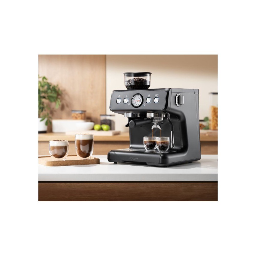 Machine à expresso Bodum Bistro noire avec buse vapeur intégrée - 4
