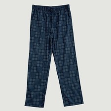 Nautica Men's Size M Blue Plaid Sleepwear Pajama Pants N0225