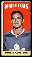 1964-65 Topps Bob Baun #57 VG-EX Toronto Maple Leafs