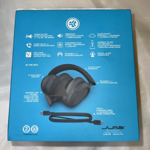 JLab - Auriculares ANC JBuds Lux - Grafito - Imagen 2 de 5