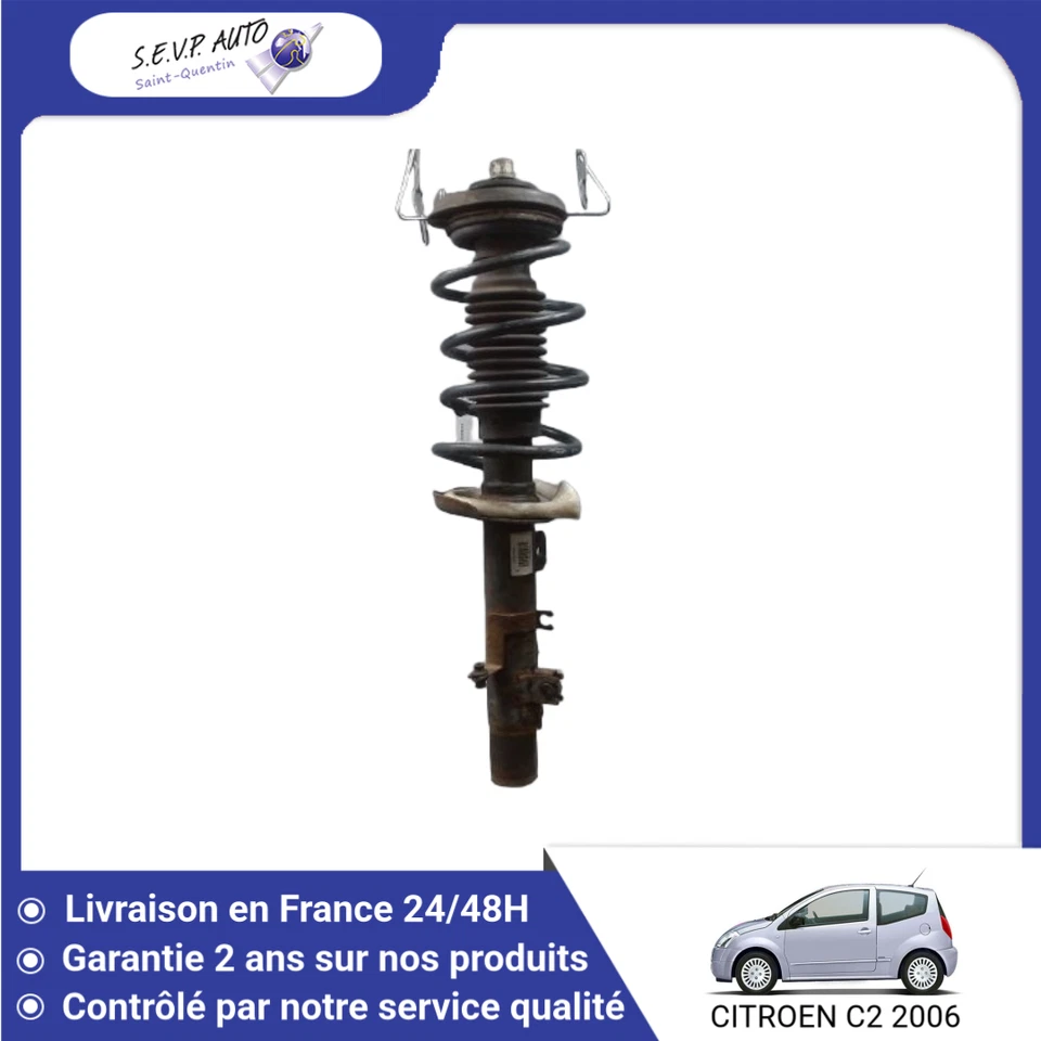 🇫🇷 AMORTISSEUR AVANT GAUCHE CITROEN C2 2003- ➤5202SL ♻️ - Photo 1/1