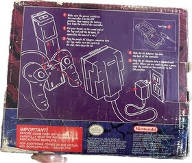 Nintendo Virtual Boy AC Adapter Set with Original Box Packaging