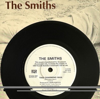 THE SMITHS -This Charming Man-Ultra Rare Australian 7  Promo (Vinyl Record)