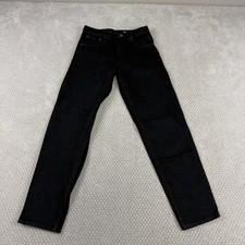 Vtg Levi  s 550 -0260 Black 31x32 Fit 30x32 USA 90s Tapered Relaxed Fit