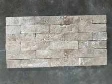14x7 Noce Travertine Brick Tile Natural Stone (50 Square Feet) T-66B
