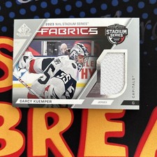 2023-24 Upper Deck Sp Game Used Hockey DARCY KUEMPER Stadium Series Jersey