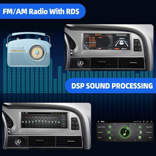 6+128GB Für Audi A6 C6 4F MMI 3G 2010-2012 8.8" Carplay Android Autoradio GPS BT - Bild 15 von 20