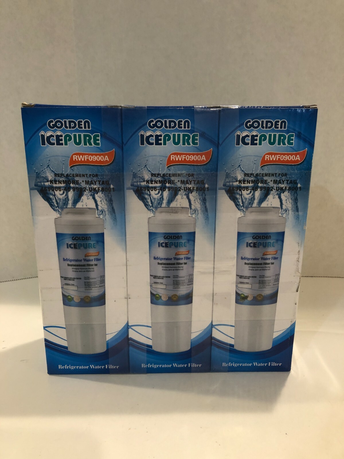 Golden IcePure Replacement RWF0900A Water Filter Lot of 3, Unused eBay