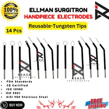 Ellman Surgitron Dental Standard Oral Cautery Autoclavable Electrodes 14 Pcs CE.