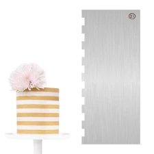 Cake Scraper Smoother Cake Decorating Supplies Kit 9 Inch Metal Bench Scraper...