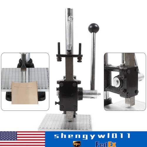 Leather Craft Imprinting Machine DIY Embossing Press Leather Stamp Punching Tool - Picture 3 of 16