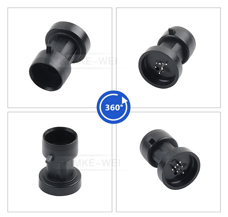 3 Polig Auto/KFZ Druckschalter Sensor Öldruck Klima Stecker Buchse  