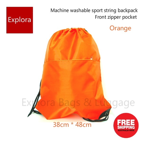 PE String Bags Drawstring Backpack Storage Tote Buggy Bag Sport Pack | eBay