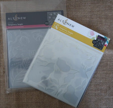 Altenew, Imaginary Jungle stencil and embossing folder