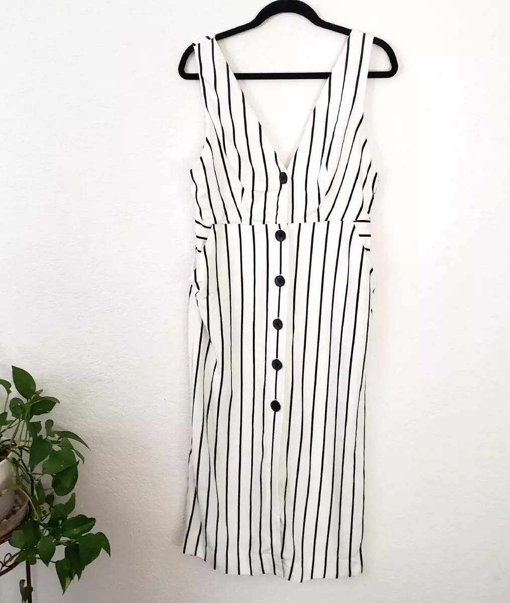 Topshop printed top button midi dress