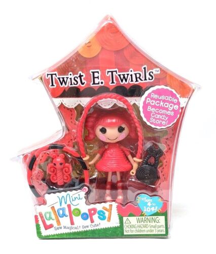 Mini Lalaloopsy Figur Puppe Twist E. Twirls exklusiver Sprung Mädchen Mini Spielzeug Geschenke - Bild 1 von 2