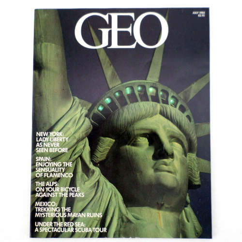 Lot of 15 GEO Magazine 1983 '84 '85 Kudo Cycle Alps Marcel Marceau Baja by Boat - Picture 14 of 24