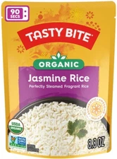 Tasty Bite Organic Jasmine Rice - Vegan - Heat & Eat - Microwavable - 8.8 oz