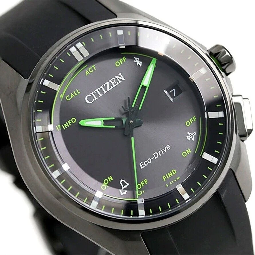 CITIZEN Eco Drive Bluetooth BZ4005 03E Titanium Sapphire Crystal Watch Men s