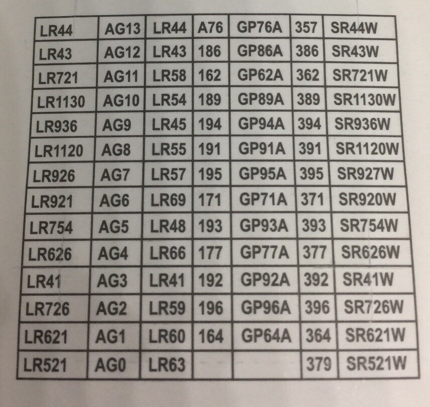 50 BATTERIE A BOTTONE PILE AG9 LR936 394 SR45 LR936 SG9 SR936 - Foto 7