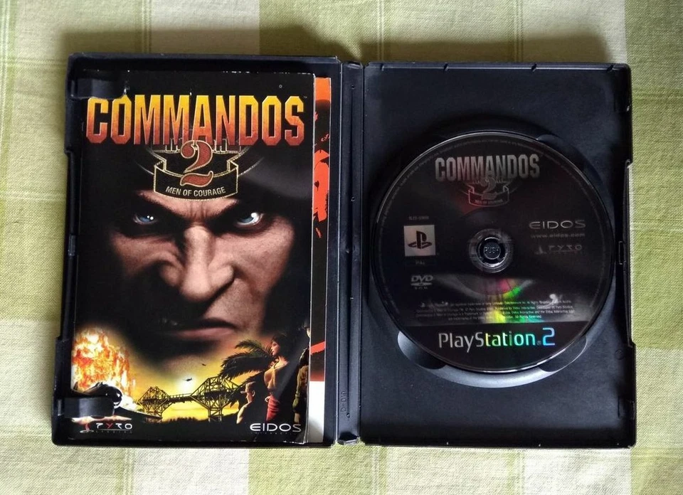 Commandos 2: Men of Courage (Sony PlayStation 2, 2002) PAL - Complete - Image 3 of 3