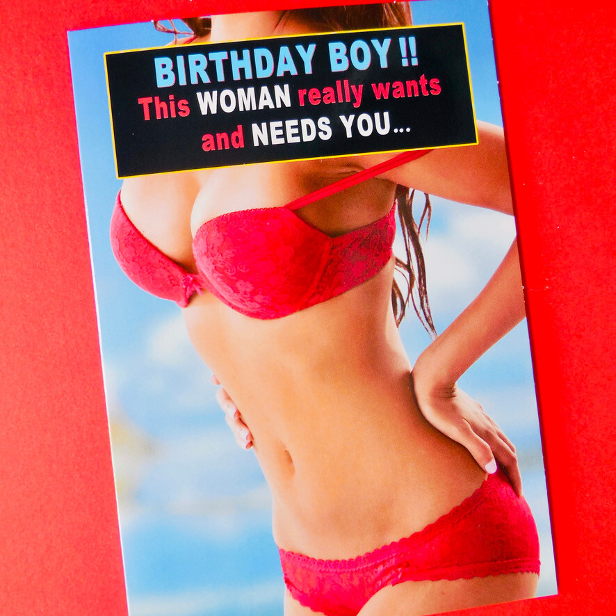 Birthday Card Joke Male Man Men Humour Funny Friend
