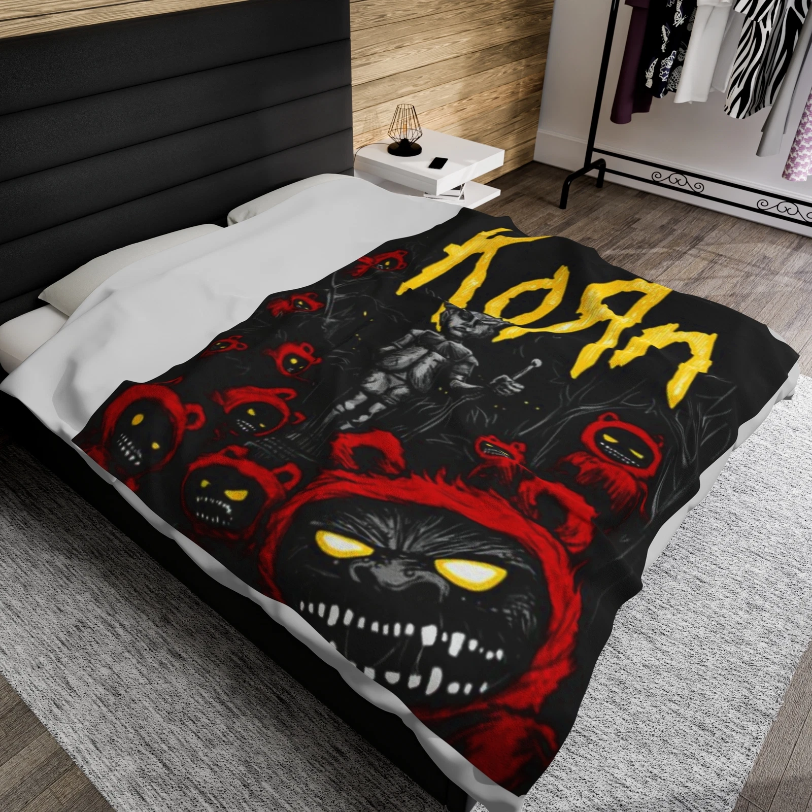 Korn Soft Throw Plush Blanket