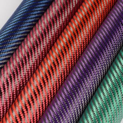 190gsm Carbon Fiber Aramid Hybrid Fabric Cloth 3K Fiber Carbon Aramid Fiber