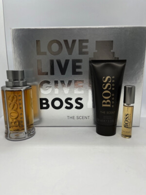 Hugo Boss The Scent For Men Man Set 100 ml EdT + 10 ml EdT Spray + 100 ml DG