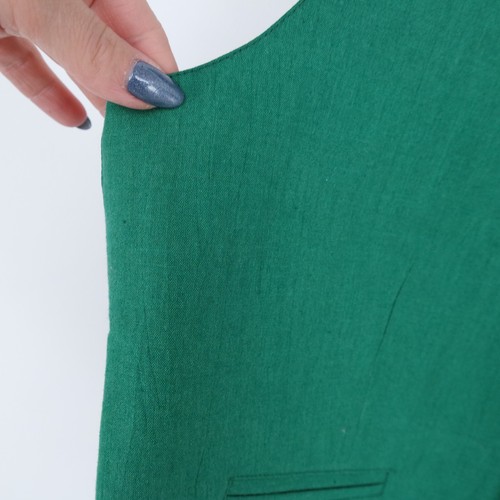 Mens Waistcoat Large Size UK 44 Green LA GRENOUILLE Formal Dress Vest - Picture 6 of 11