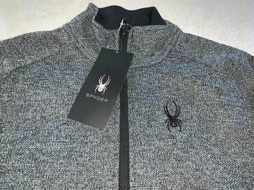 Spyder Men's Half-Zip Outbound Sweater Jacket - Picture 35 of 51