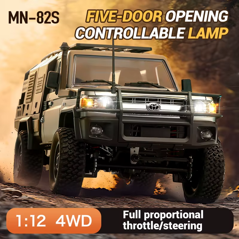 ホビーラジコン MN82s MNRC MN82S 4WD Off-Road Crawler - 1/12 Scale Licensed Toyota