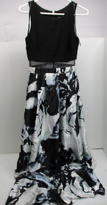 slim fit dress slacks Strapless Wedding Guest Gown: Betsy & Adam A27018 Multi / 0