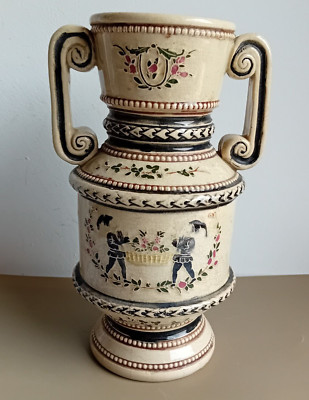 Alte Vase Steinzeug, Deutschland, im Geschmack Karl Diesingers Anfang 20. Jahrhundert