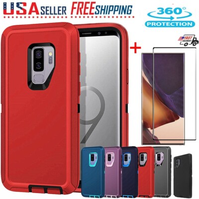 For Samsung Galaxy S10 S9+ Heavy Duty Rugged Shockproof Protective Hard  Case