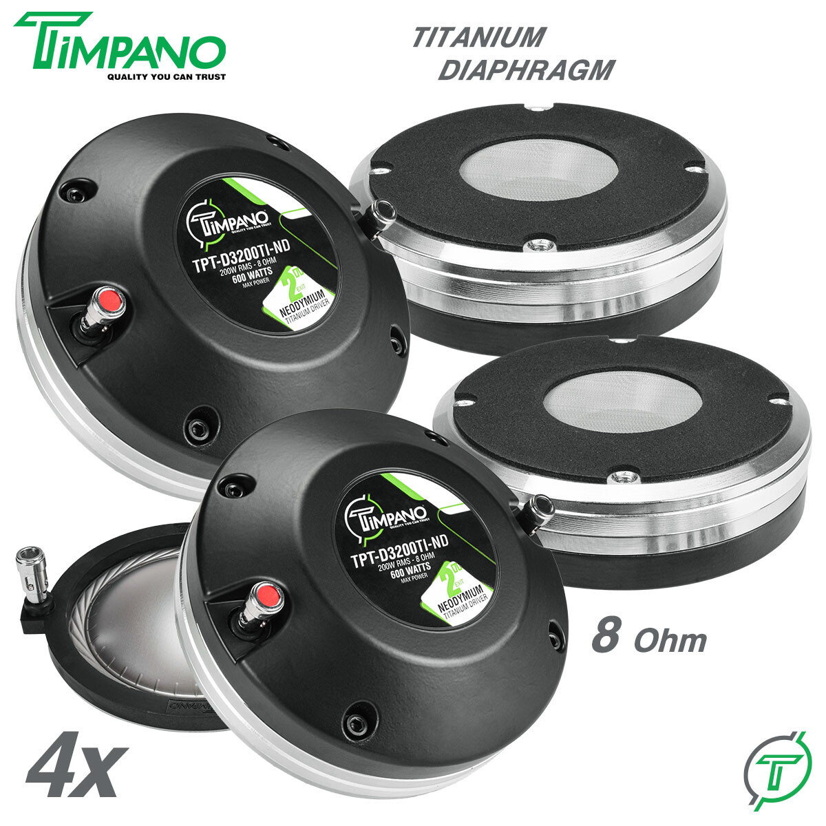 4x Timpano TPT-D3200TI-ND 2