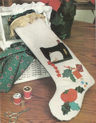 C0452  A SEWER'S CHRISTMAS STOCKING QUILT PATTERN/INSTRUCTIONS