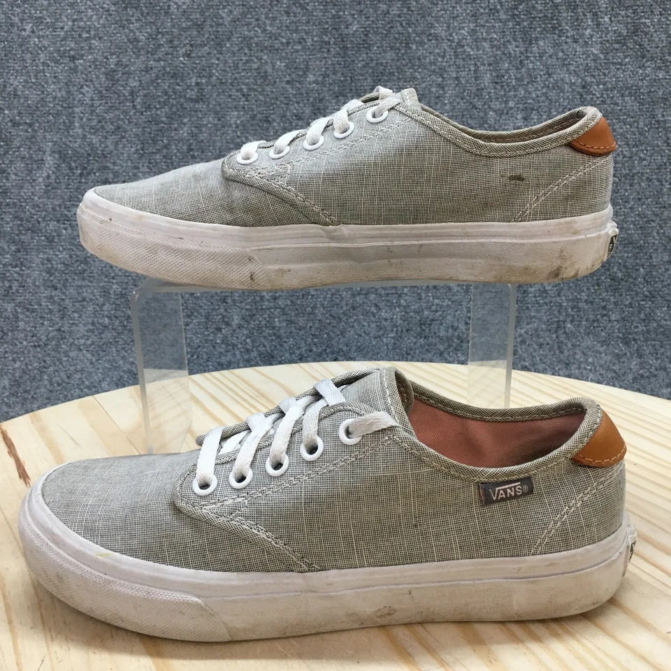 Vans Zapatos Mujer 7 Old Skool Zapatilla de Patín Gris Con Cordones Parte Superior Baja Comodidad 721356 Foto 2 de 4