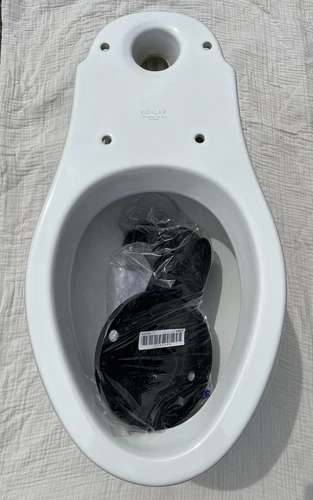 KOHLER 5309-0 Cimarron Toilet Bowl ONLY Comfort Height Skirted Trap-Way in White