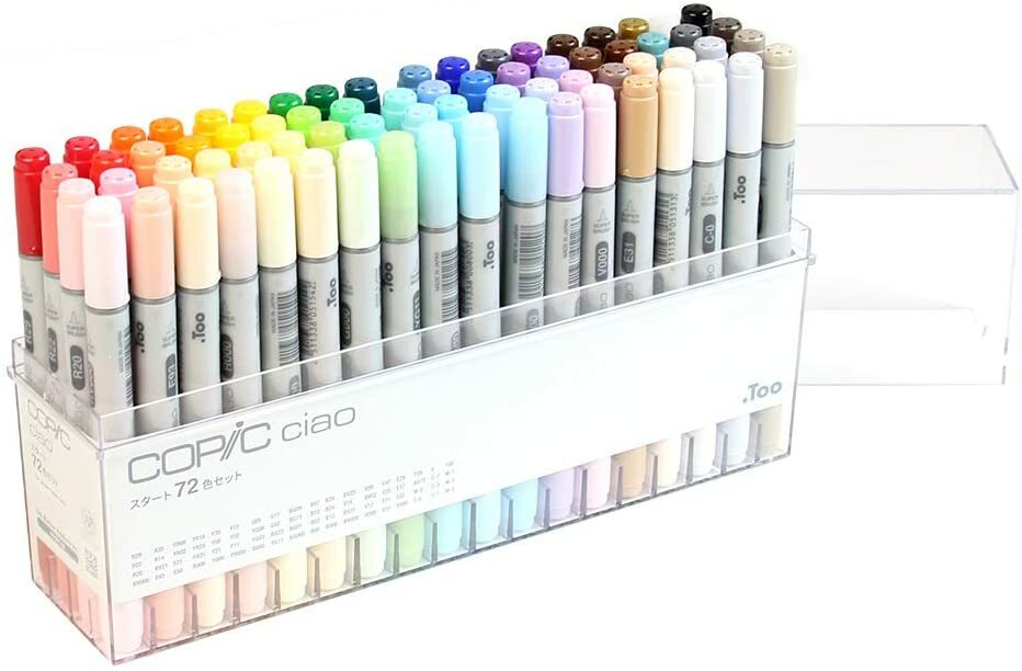 COPIC Ciao 72色 マーカーセット Copic Ciao 72 colors set B - COPIC Official Website