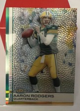 Aaron Rodgers 2009 Topps Finest Green Bay Packers PIGSKIN Refractor Steelers