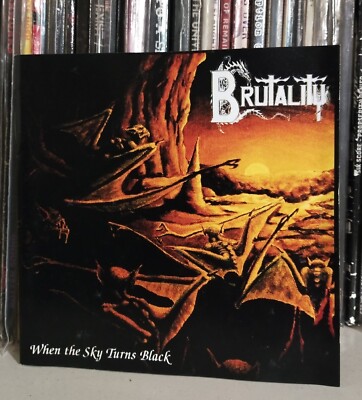 When the Sky Turns Black by Brutality (CD, 1995, Nuclear