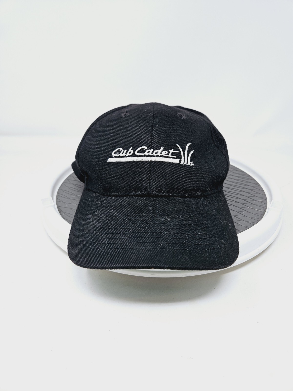 Vintage Cub Cadet Black Snapback Hat 90s Used Condition FAST SHIPPING
