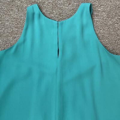 Loft Outlet Women's Green Sleeveless Swing Dress Sz Petite Small Keyhole |  eBay